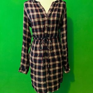 Lucky Brand (Size S) Women’s Plaid Flannel Dress m